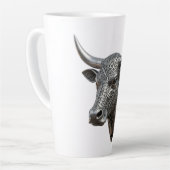 ケルト銀牛頭バイキングケルト カフェラテマグ (左アングル)
