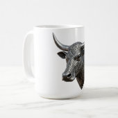 ケルト銀牛頭バイキングケルト コーヒーマグカップ (正面左)