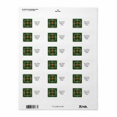 ケルト馬デザイン ラベル (フルシート)