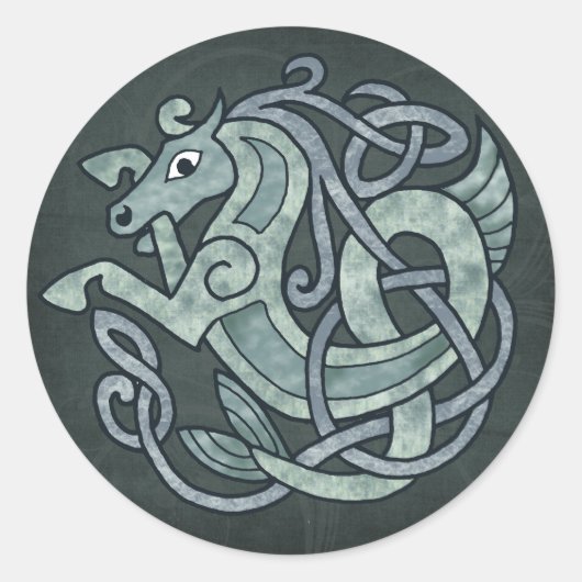 ケルト馬 ラウンドシール (正面)