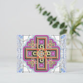 ケルト魔法記号はがき ポストカード (スタンド正面)