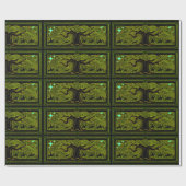 ケルト魔法 – ザ素晴らしツリーラッピング紙 ラッピングペーパー (フラット)