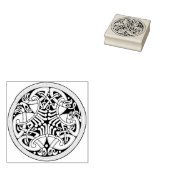 ケルト鳥のアートスタンプ ラバースタンプ (押印)