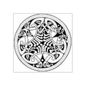 ケルト鳥のアートスタンプ ラバースタンプ (インプリント)