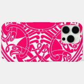 ケルト鳥の円のパターンパーソナライズされたiPhone Case-Mate iPhoneケース (裏面 (横))