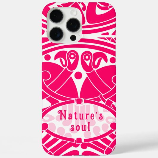 ケルト鳥の円のパターンパーソナライズされたiPhone Case-Mate iPhoneケース (裏面)
