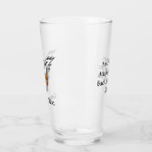 ケルト鳥ガラス タンブラーグラス (左)