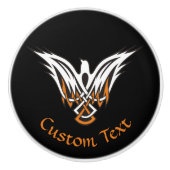 ケルト鳥セラミックノブ セラミックノブ (正面)