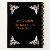 ケルト鳥ノート ノートブック (裏面)