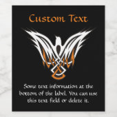 ケルト鳥ワインラベル ワインラベル (シングルラベル)