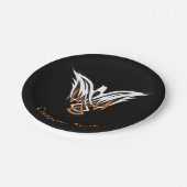 ケルト鳥紙プレート ペーパープレート (アングル)