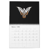 ケルト鳥 カレンダー (2月 2026)