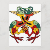 ケルト鳥 ポストカード (正面)