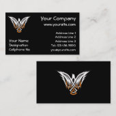 ケルト鳥 名刺 (正面/裏面)