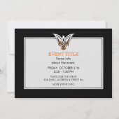 ケルト鳥 招待状 (裏面)