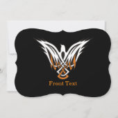 ケルト鳥 招待状 (正面)