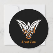 ケルト鳥 招待状 (正面)