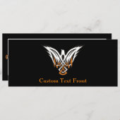 ケルト鳥 招待状 (正面/裏面)