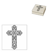 ケルト・クロス2イラストレーション・アート・スタンプ ラバースタンプ (押印)