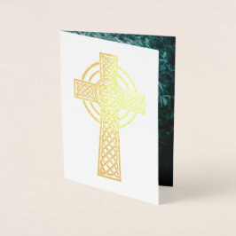 ケルト・クロス・アイリッシュ・カト結婚リックの発表 箔カード