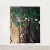 ケルト・グレネマンフクロウ タペストリー (正面)