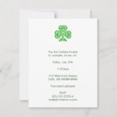 ケルト・シャムロック 招待状 (正面)