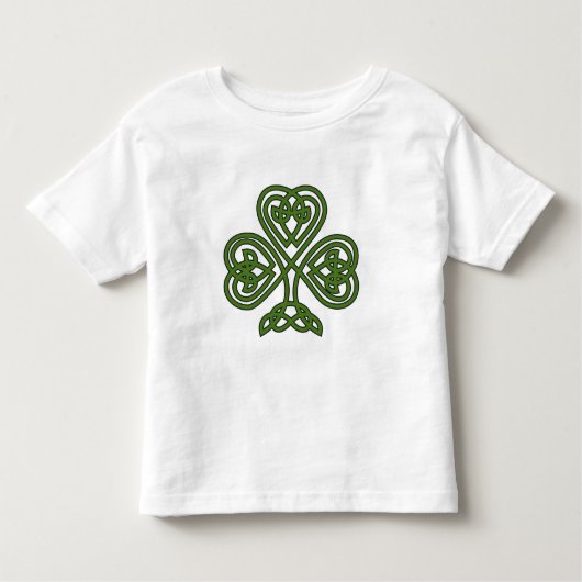 ケルト・シャムロック – St patricks day トドラーTシャツ (正面)