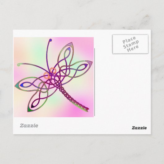 ケルト・ドラゴンフライ・ライト ポストカード (裏面)