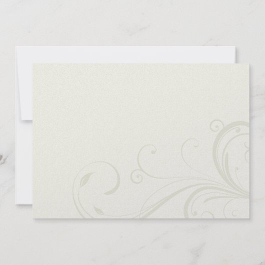 ケルト ラブ ノット ダイヤモンド ウェディング アニバーサリー 招待状 (裏面)