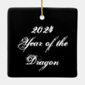 ケルトB&Wドラゴン セラミックオーナメント (裏面)