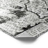 ケルナルフォンの地図， 1616 ポスター (角)