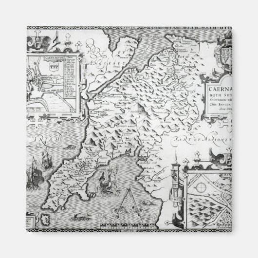 ケルナルフォンの地図， 1616 マグネット (正面)