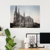 ケルナードム1900ケルン大聖堂 ポスター (ホームオフィス)