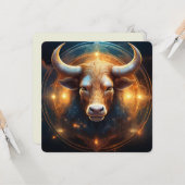 ケルナー島の雄牛ドン・クアルンゲ　クーリー牛　タウラス　アート カード (正面/裏面インサイチュ)