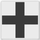 ケルニツ国旗 シール (正面)