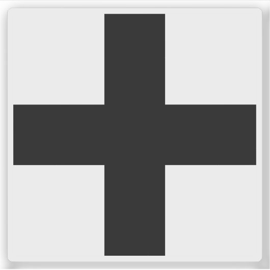 ケルニツ国旗 シール (正面)