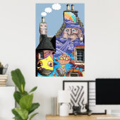 ケルバーンキャッスルグラフィティプロジェクトフェアリースコットランド ポスター (ホームオフィス)