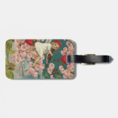 ケルビキュピッドバラハートヴァイオリンツリーバード ラゲッジタグ (裏面横)