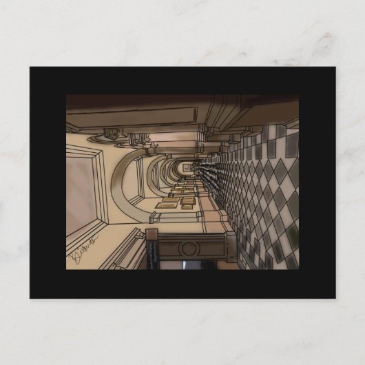 ケルビングローブ美術館とミュージアムスコットランド ポストカード (正面)