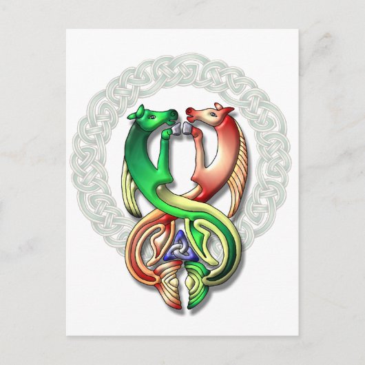 ケルピー枠 ポストカード (正面)