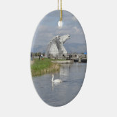 ケルピー、螺旋形公園、Falkirk セラミックオーナメント (右)