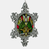 ケルブオーナメント スノーフレークピューターオーナメント (左)