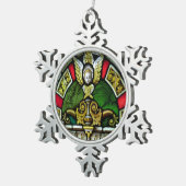 ケルブオーナメント スノーフレークピューターオーナメント (右)