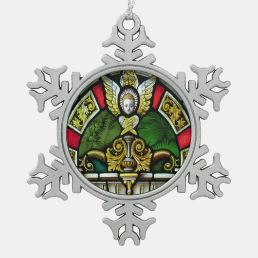 ケルブオーナメント スノーフレークピューターオーナメント (正面)