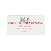 ケルブ住所 シール (正面)