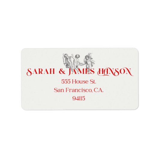 ケルブ住所 シール (正面)