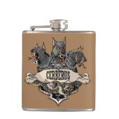 ケルベロスとヘビ フラスク (正面)