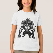 ケルベロス犬 トライブレンドTシャツ (正面)