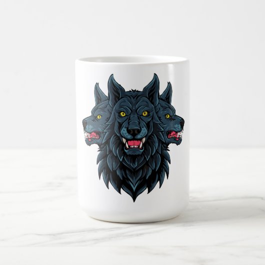 ケルベロス 三つ首の犬 コーヒーマグカップ (中央)