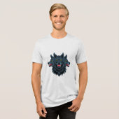 ケルベロス 三つ首の犬 トライブレンドＴシャツ (正面全面)